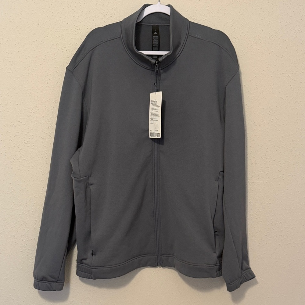 Lululemon Zeroed In Track Jacket Fleece mens 2XL grey New with tags